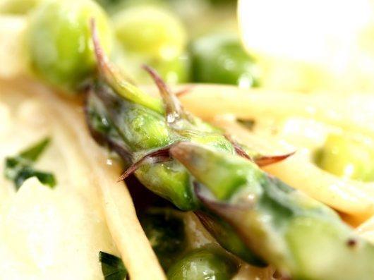Smagen af sommer - Spaghetti med asparges og ærter