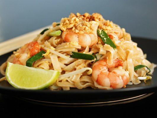 Autentisk pad thai - Stegte nudler med rejer