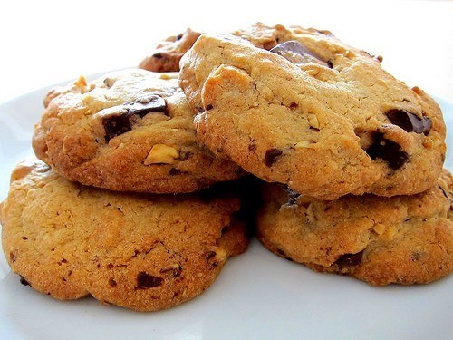 Småkager - Cookies med chokolade og nødder