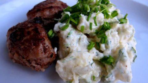 Frikadeller Med Kold Kartoffelsalat