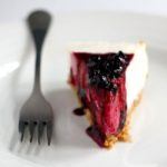 Cheesecake med blåbærsirup - Ostekage
