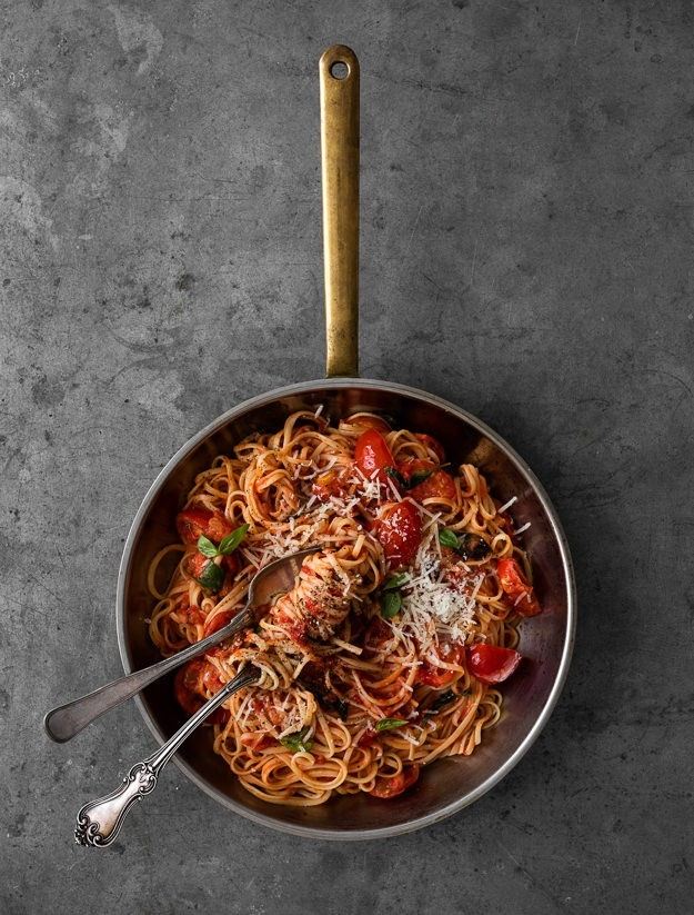 Pasta med tomatsauce