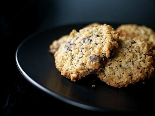 Havregrynskager med chokolade