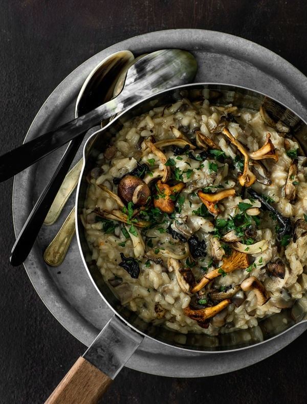 Risotto med svampe