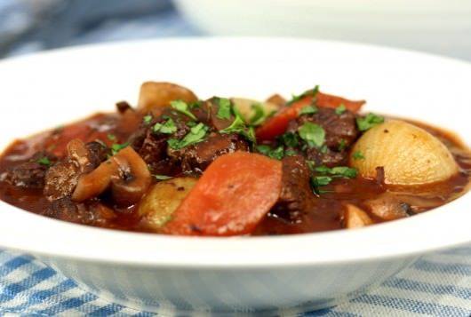 Ansigt opad klud Accord Boeuf Bourguignon | Gryderetter