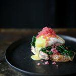 Eggs florentine med stenbiderrogn