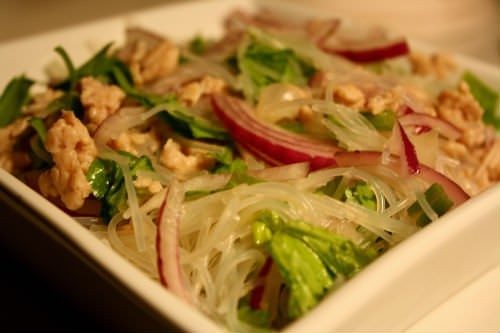 Thaimad - Glasnudelsalat (yam wun sen)