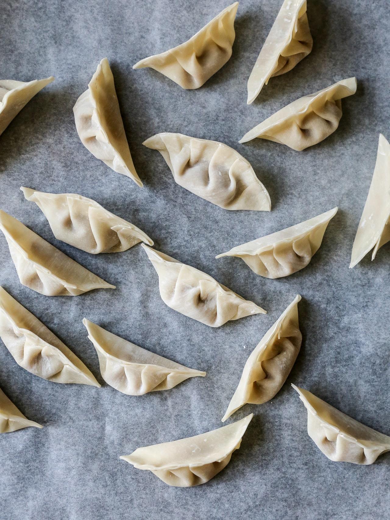 gyoza med svinekød og forårsløg - den bedste opskrift på japanske dumplings