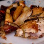 Rustik efterårsmad - hel, ovnstegt kylling med rodfrugter