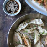 Gyoza - japanske dumplinger med svinekød og forårsløg