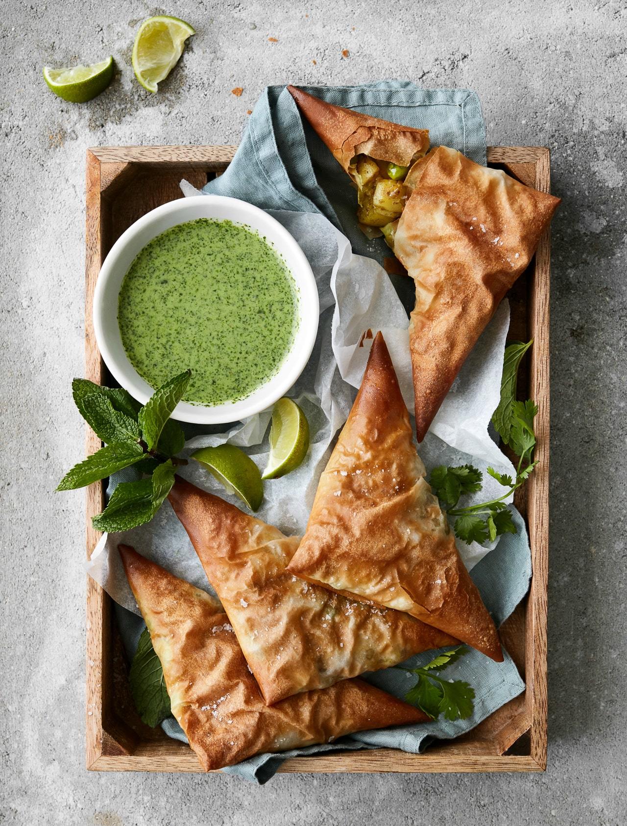 kødfri samosa