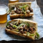 Philly cheese steak sandwich